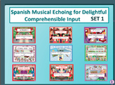 Spanish Musical Echoing Slide Shows for Delightful Compreh