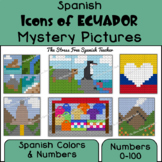 ECUADOR Spanish Mystery Pictures Color By Number | Hispani