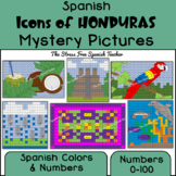 HONDURAS Spanish Mystery Pictures Color By Number | Hispan
