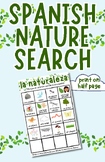 Spanish Nature Search/Scavenger Hunt en Español! | Spanish