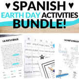 Earth Day Spanish Spring Nature Vocabulary Activities, Gam