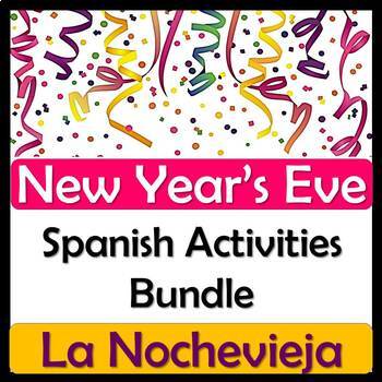 Preview of Spanish New Year's Activities Bundle - Año Nuevo, Nochevieja