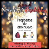 Spanish New Year's Resolutions Propositos de año nuevo Activities