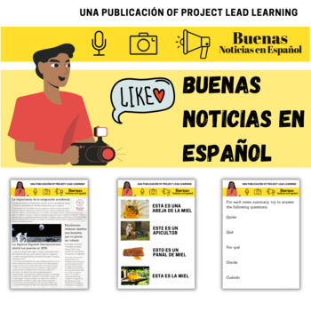 Preview of Spanish Newspaper Issue 2 - Authentic Comprehensible Input: Reading and Writing