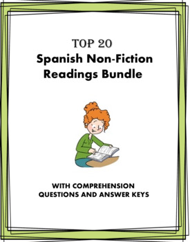 Preview of Spanish Non-Fiction Readings BIG Bundle: 20 Lecturas de No Ficción @50% off!