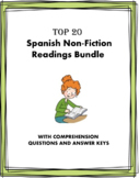Spanish Non-Fiction Readings BIG Bundle: 20 Lecturas de No
