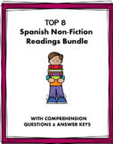 Spanish Non-fiction Readings: 8 Lecturas @40% off! (Interm