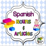 Spanish Nouns and Articles Grammar Notes and Practice Powe