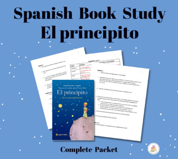 Preview of Spanish Novel Study: El principito