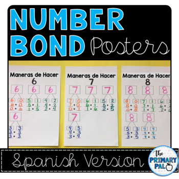 Preview of Spanish Number Bond Posters