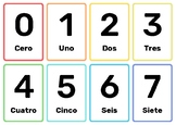 Spanish Number Cards 0-20