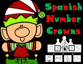 Spanish Number Crowns:  Christmas