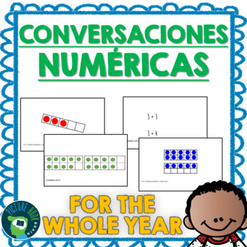 Preview of Spanish Number Talks - Whole Year Bundle