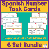 Spanish Number Task Cards Bundle