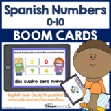 Spanish Numbers 0-10 Boom Cards | Digital Task Cards Los Numeros