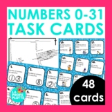 Spanish Numbers 0-31 Task Cards | Los Números 0-31
