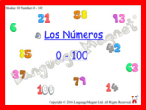 Spanish Numbers 0 to 100