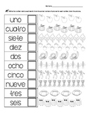 Spanish Numbers 1-10 Practice