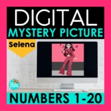 Spanish Numbers 1-20 Digital Mystery Picture | Spanish Pixel Art