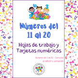 Spanish Numbers 11 20 Adition Subtraction Math Números Adi