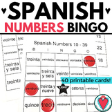 Spanish Numbers Bingo Game Spanish 1 Vocabulary Activity -