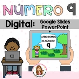Spanish Numbers Google Slides. Digital. Google Classroom. 