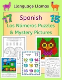 Spanish Numbers Los Numeros Puzzles and Mystery Pictures