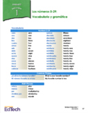 Spanish Numbers, Time, Calendar / Date, & Weather Unit (Unidad 2)