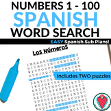 Spanish Numbers Worksheet 1 - 100 Word Search Spanish 1 En