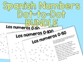 Spanish Numbers dot-to-dot - BUNDLE
