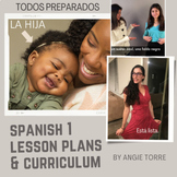 SPANISH 1 CURRICULUM, LESSON PLANS, TEXTBOOK MIDDLE, HIGH 