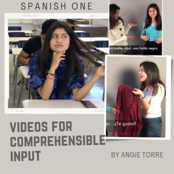 Preview of Videos in Spanish for Beginners Comprehensible Input Bundle Spanish 1