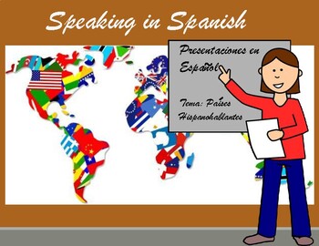 Preview of Spanish Oral Presentation Unit: Spanish Speaking Countries