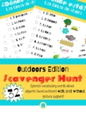 Spanish Outdoors Scavenger Hunt