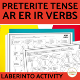 Spanish Preterite Tense Verbs Spanish 2 Review Worksheet M