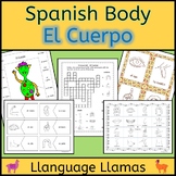 Spanish Parts of the Body - El Cuerpo - vocab activities, 