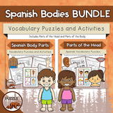 Spanish Parts of the Body and Head BUNDLE