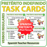 Spanish Past Tense Task Cards - Pretérito Indefinido