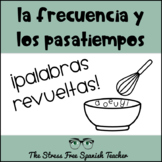 Spanish pastime PASATIMPOS and frequency FRECUENCIA vocabu