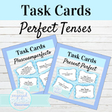 Spanish Perfect Tenses Task Card Bundle