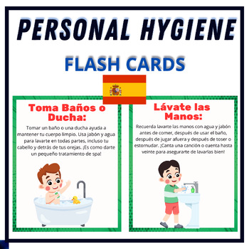 Preview of Spanish Personal Hygiene {Personal Care & Hygiene} - Self-Confidence Lesson