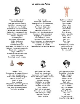 75+ Physical Adjectives in Spanish for Describing People