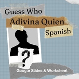 Spanish Physical Descriptions Guess Who Print & Google Sli