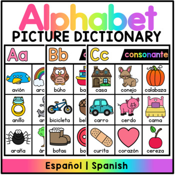 Spanish Picture Dictionary - Diccionario del Alfabeto by The Bilingual ...