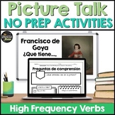 Spanish Picture Talk NO PREP activities - Spanish high fre