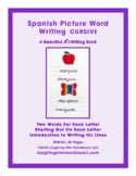 Spanish Picture Word Writing in Cursive PDF