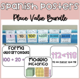 Spanish Place Value Poster Bundle