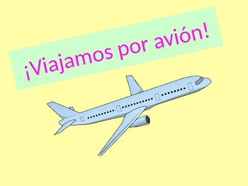 travel by plane in spanish