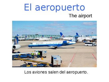 we travel by plane in spanish