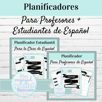 Preview of Spanish Printable Planner Bundle
